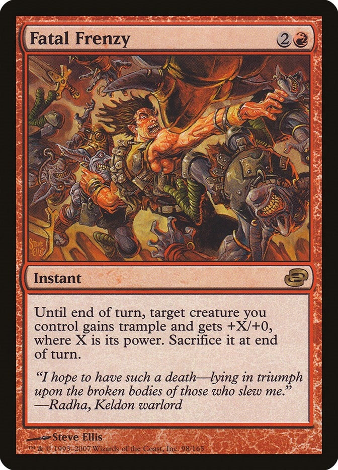 Image for Fatal Frenzy (98) [Planar Chaos] - Magic: The Gathering