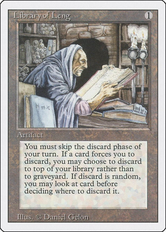 Image for Library of Leng [Revised Edition] - Magic: The Gathering