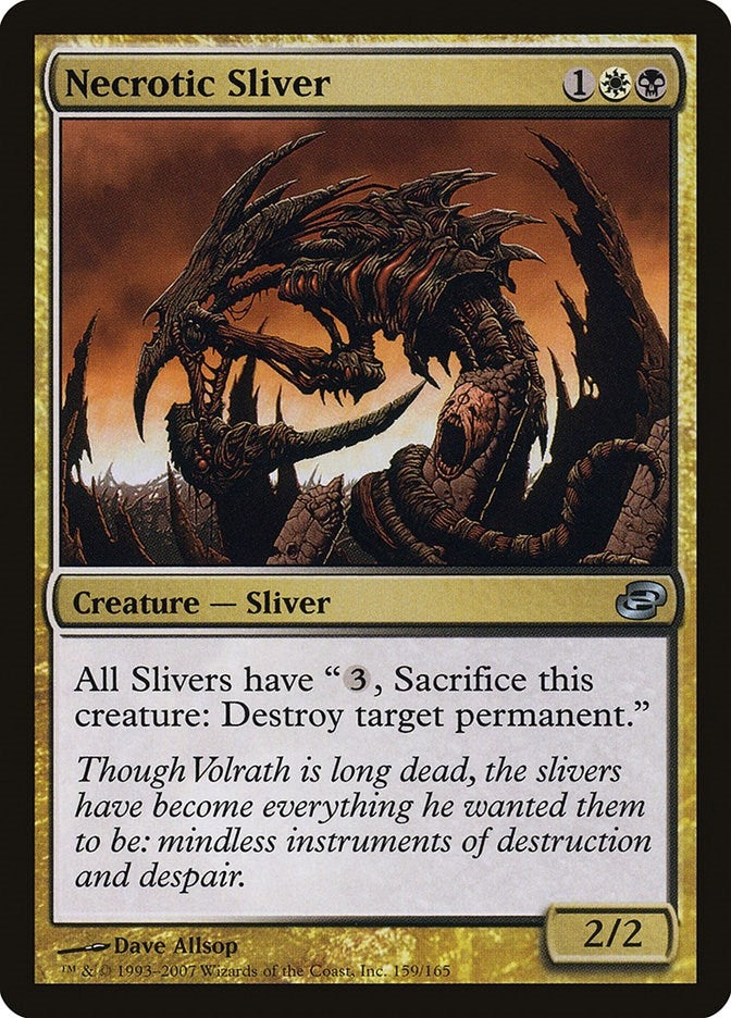 Image for Necrotic Sliver (159) [Planar Chaos] - Magic: The Gathering