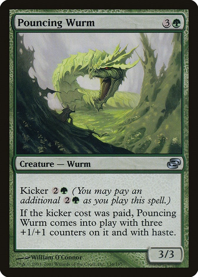 Image for Pouncing Wurm (136) [Planar Chaos] - Magic: The Gathering