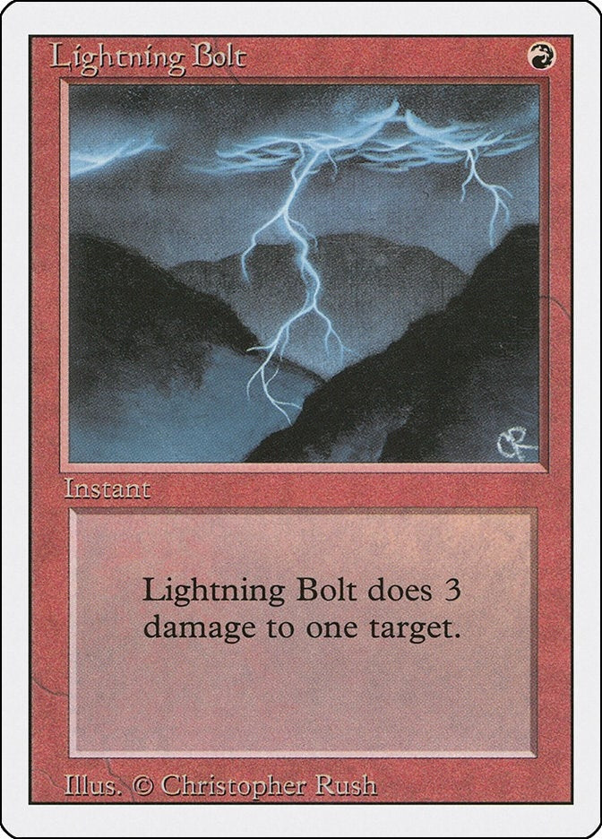 Image for Lightning Bolt [Revised Edition] - Magic: The Gathering