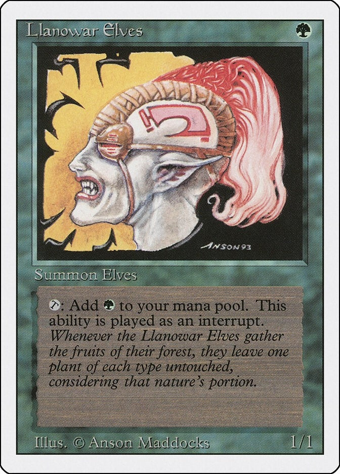 Image for Llanowar Elves [Revised Edition] - Magic: The Gathering