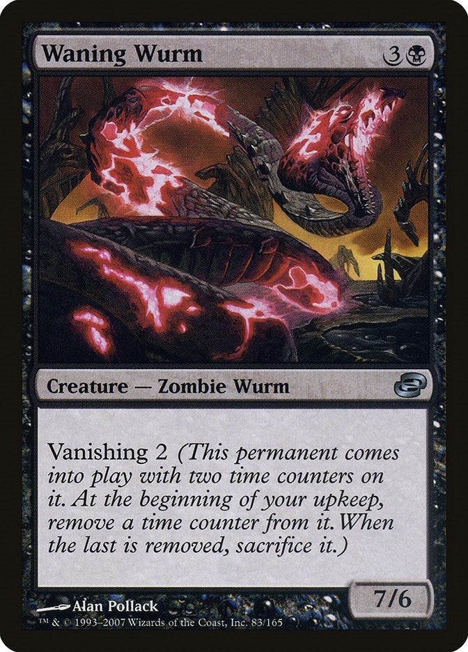 Image for Waning Wurm (83) [Planar Chaos] - Magic: The Gathering