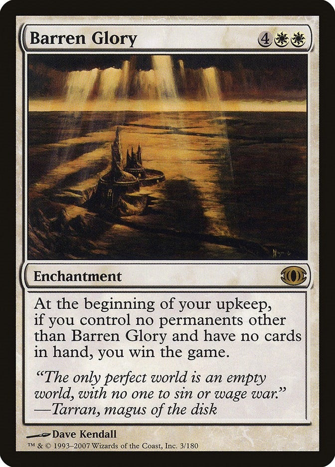 Image for Barren Glory (3) [Future Sight] - Magic: The Gathering