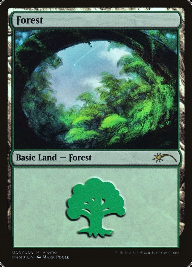 Image for Forest (2017 Gift Pack - Poole) (5) [Gift Boxes and Promos] - Magic: The Gathering