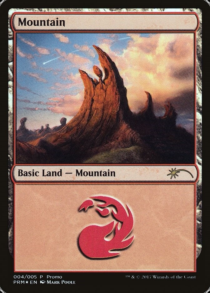 Image for Mountain (2017 Gift Pack - Poole) (4) [Gift Boxes and Promos] - Magic: The Gathering
