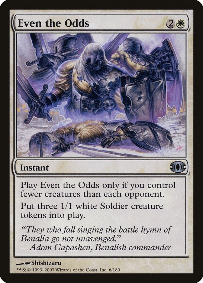 Image for Even the Odds (6) [Future Sight] - Magic: The Gathering