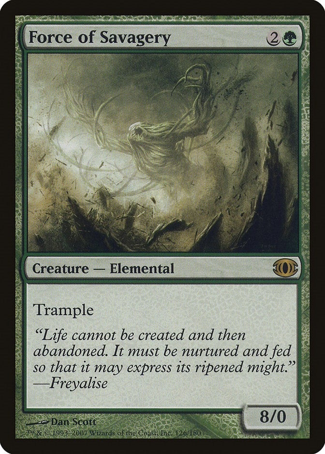 Image for Force of Savagery (126) [Future Sight] - Magic: The Gathering