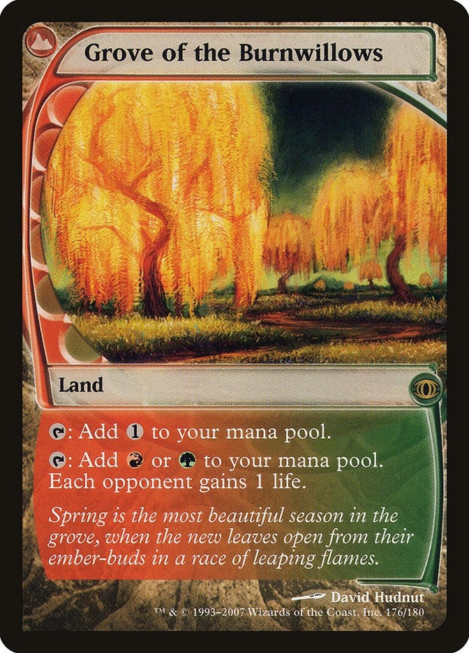 Image for Grove of the Burnwillows (176) [Future Sight] - Magic: The Gathering