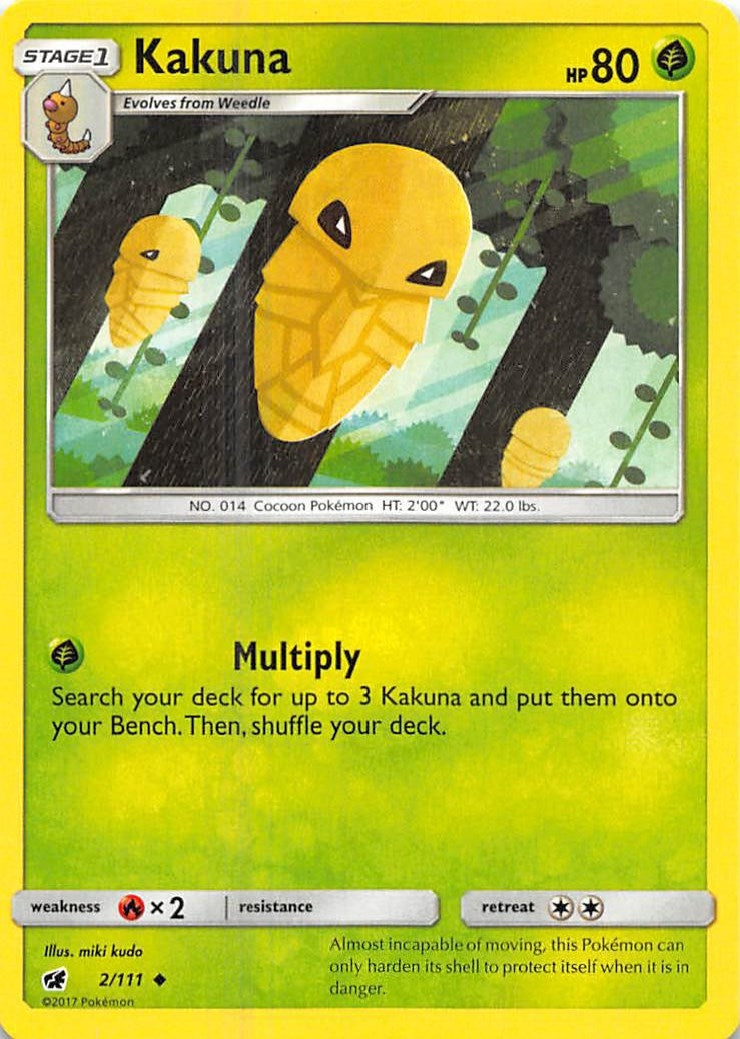 Image for Kakuna (2/111) [SM - Crimson Invasion] - Pokemon