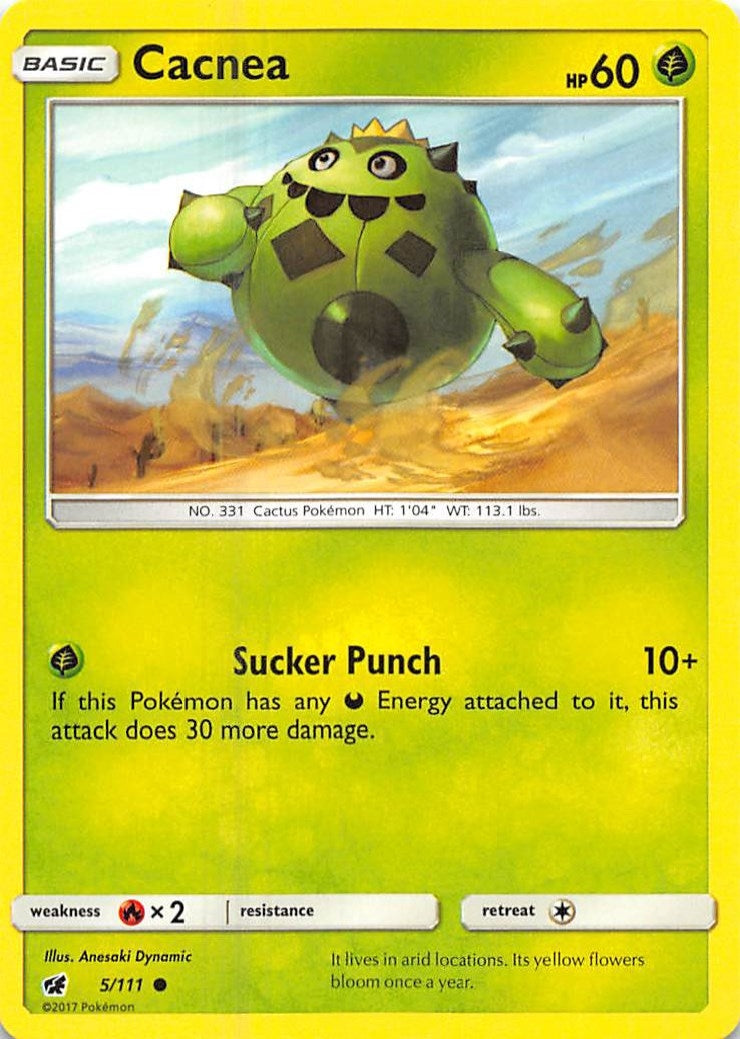 Image for Cacnea (5/111) [SM - Crimson Invasion] - Pokemon