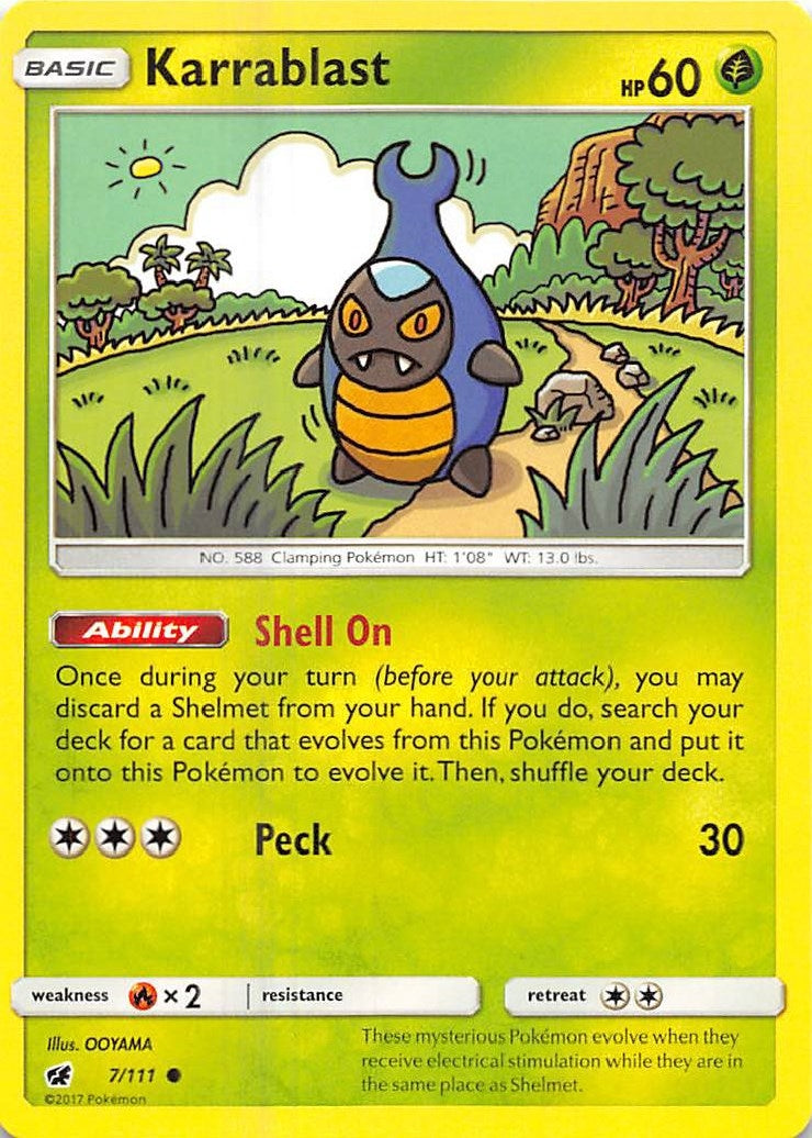 Image for Karrablast (7/111) [SM - Crimson Invasion] - Pokemon