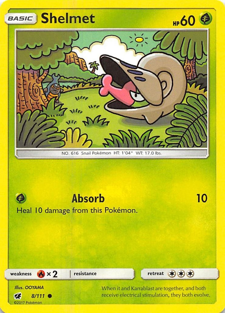 Image for Shelmet (8/111) [SM - Crimson Invasion] - Pokemon