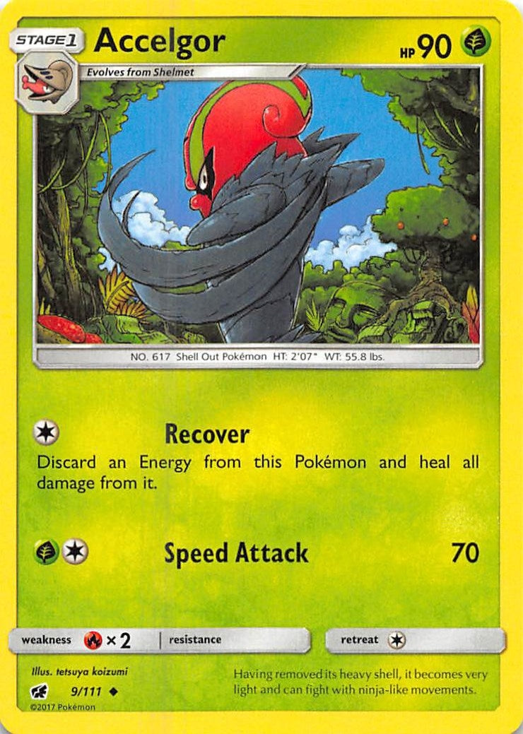 Image for Accelgor (9/111) [SM - Crimson Invasion] - Pokemon
