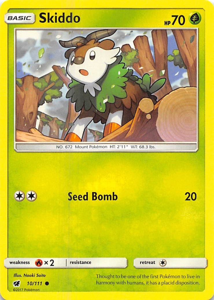 Image for Skiddo (10/111) [SM - Crimson Invasion] - Pokemon