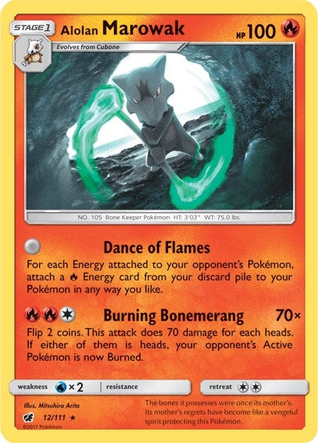 Image for Alolan Marowak (12/111) [SM - Crimson Invasion] - Pokemon