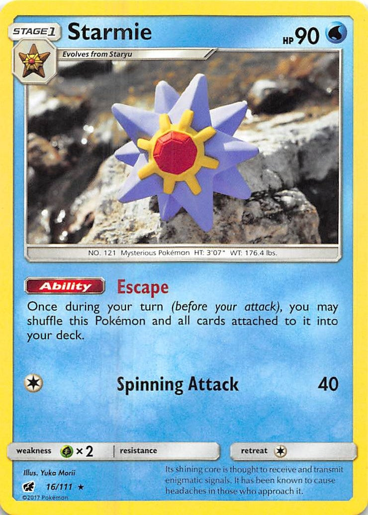 Image for Starmie (16/111) [SM - Crimson Invasion] - Pokemon