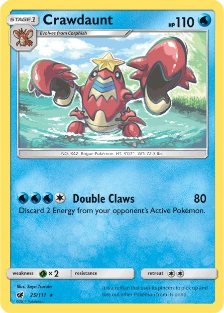 Image for Crawdaunt (25/111) [SM - Crimson Invasion] - Pokemon