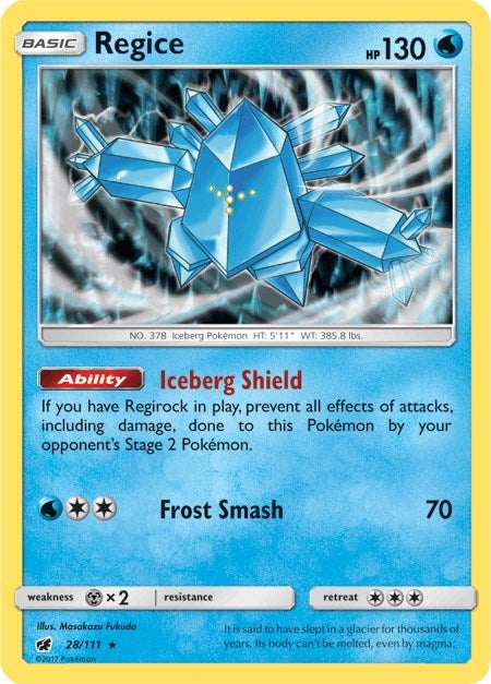 Image for Regice (28/111) [SM - Crimson Invasion] - Pokemon