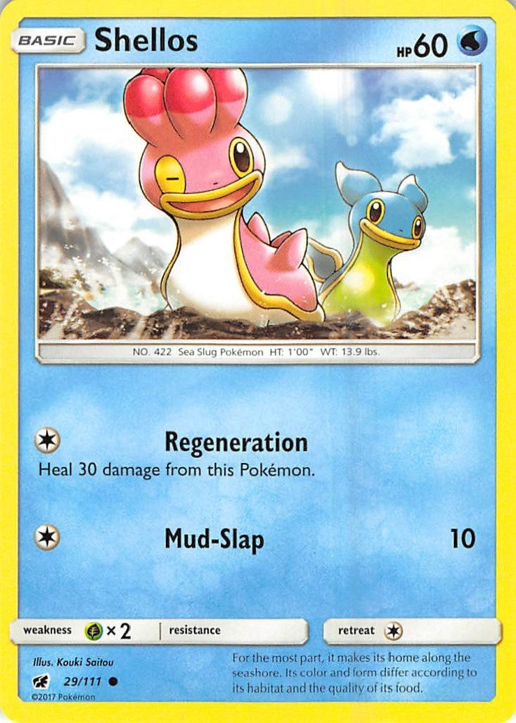 Image for Shellos (29/111) [SM - Crimson Invasion] - Pokemon