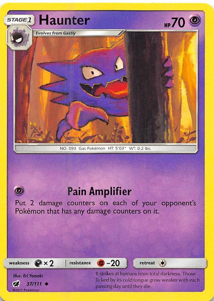 Image for Haunter (37/111) [SM - Crimson Invasion] - Pokemon