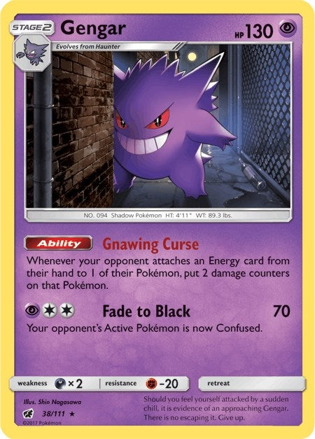 Image for Gengar (38/111) [SM - Crimson Invasion] - Pokemon