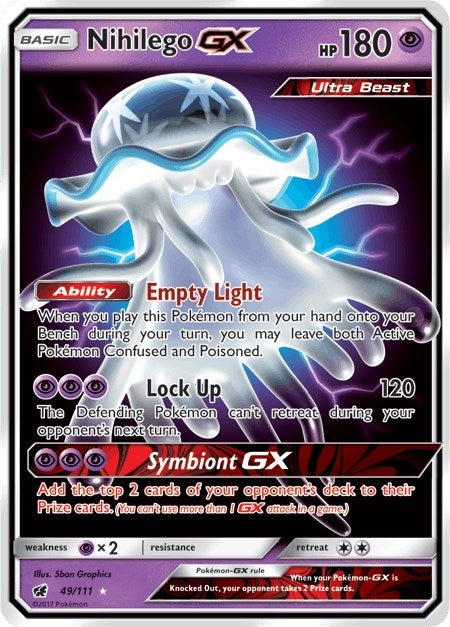 Image for Nihilego GX (49/111) [SM - Crimson Invasion] - Pokemon