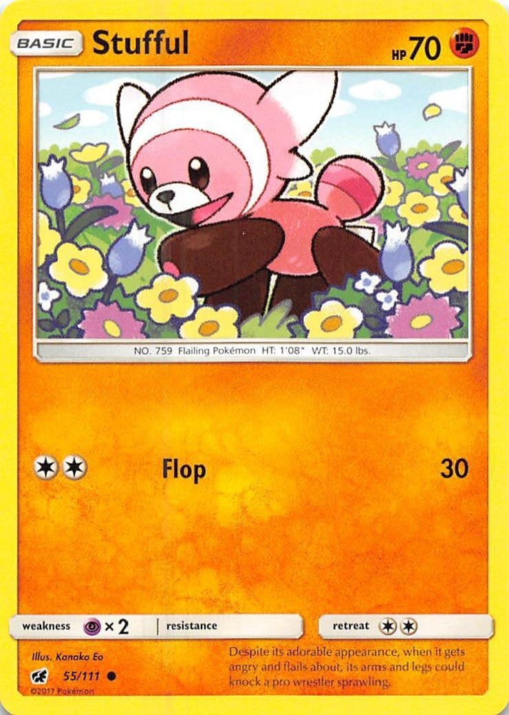 Image for Stufful (55/111) [SM - Crimson Invasion] - Pokemon