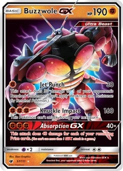 Image for Buzzwole GX (57/111) [SM - Crimson Invasion] - Pokemon