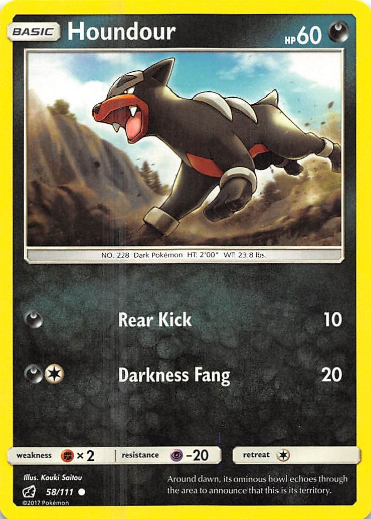 Image for Houndour (58/111) [SM - Crimson Invasion] - Pokemon