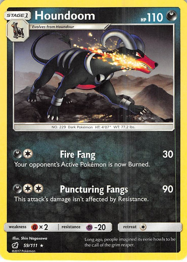 Image for Houndoom (59/111) [SM - Crimson Invasion] - Pokemon