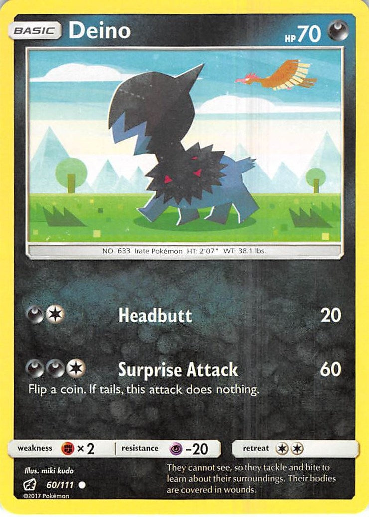 Image for Deino (60/111) [SM - Crimson Invasion] - Pokemon