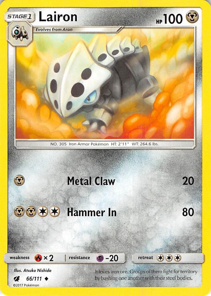 Image for Lairon (66/111) [SM - Crimson Invasion] - Pokemon