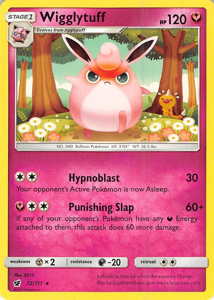 Image for Wigglytuff (72/111) [SM - Crimson Invasion] - Pokemon