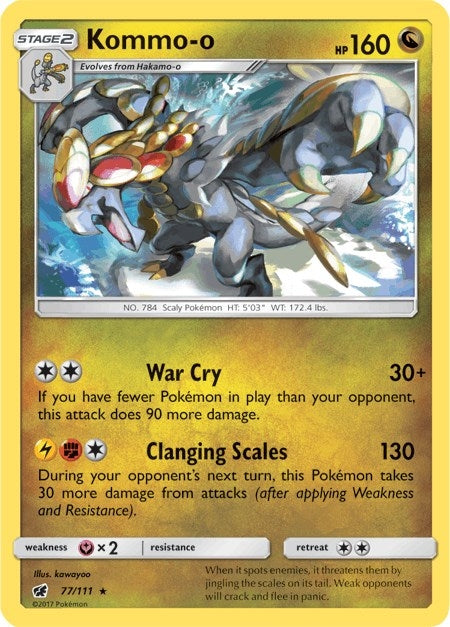 Image for Kommo-o (77/111) [SM - Crimson Invasion] - Pokemon