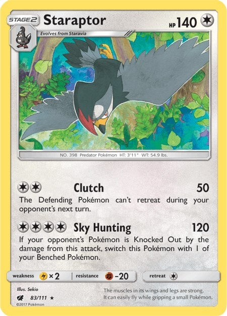Image for Staraptor (83/111) [SM - Crimson Invasion] - Pokemon