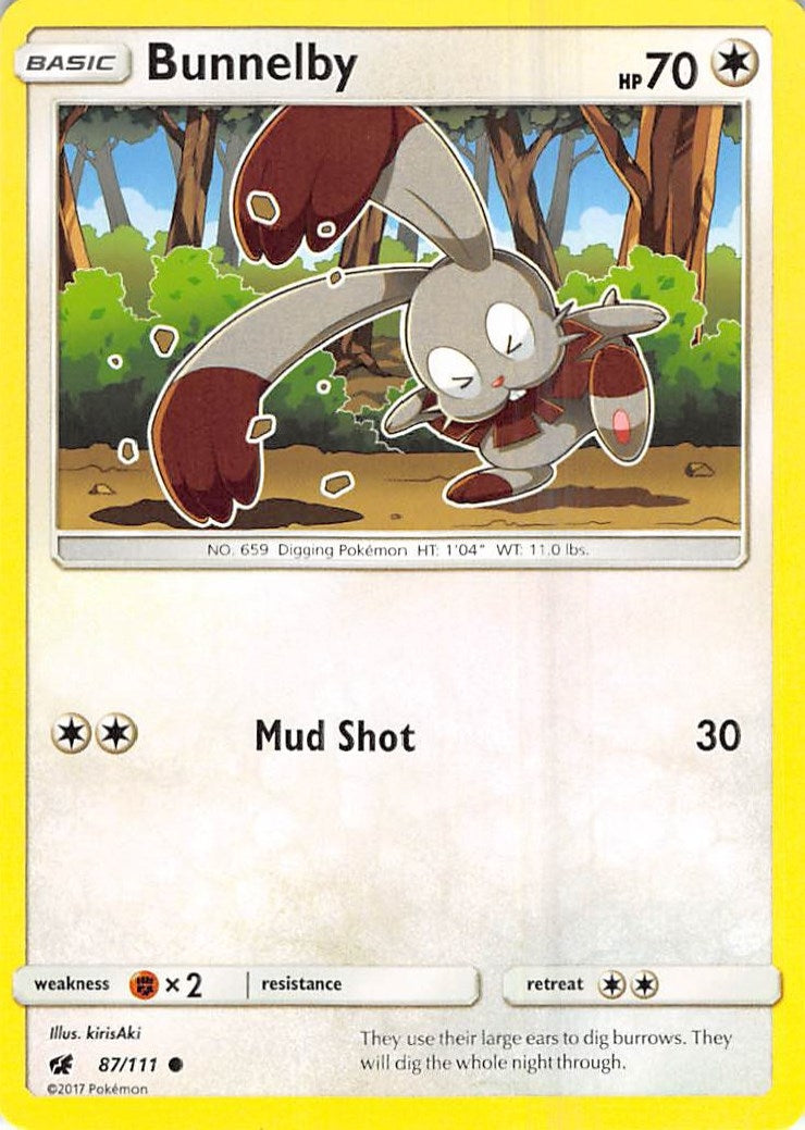 Image for Bunnelby (87/111) [SM - Crimson Invasion] - Pokemon