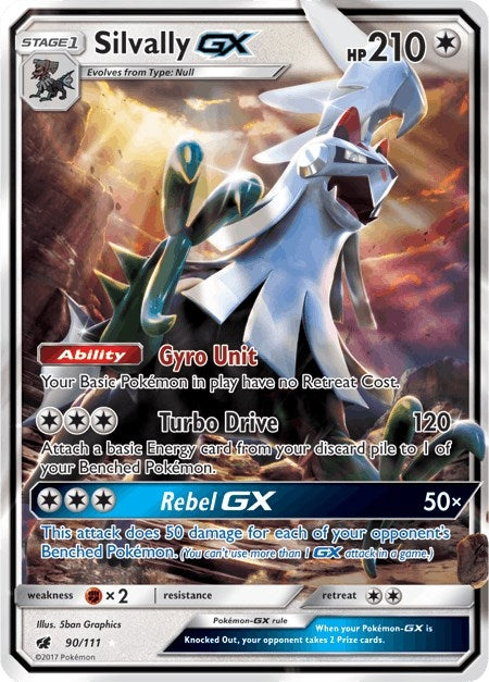 Image for Silvally GX (90/111) [SM - Crimson Invasion] - Pokemon