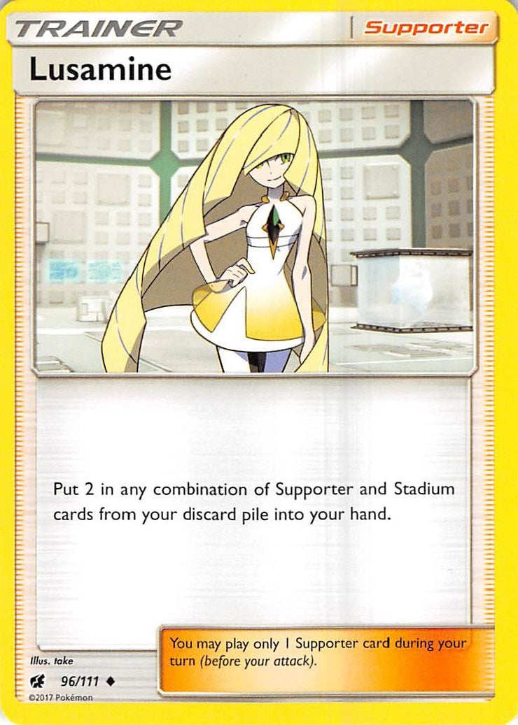 Image for Lusamine (96/111) [SM - Crimson Invasion] - Pokemon