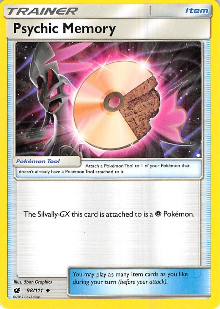 Image for Psychic Memory (98/111) [SM - Crimson Invasion] - Pokemon