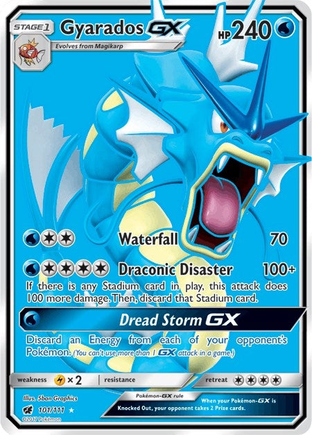 Image for Gyarados GX (Full Art) (101/111) [SM - Crimson Invasion] - Pokemon