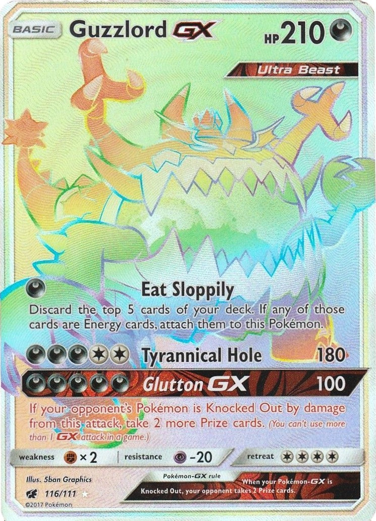 Image for Guzzlord GX (Secret) (116/111) [SM - Crimson Invasion] - Pokemon