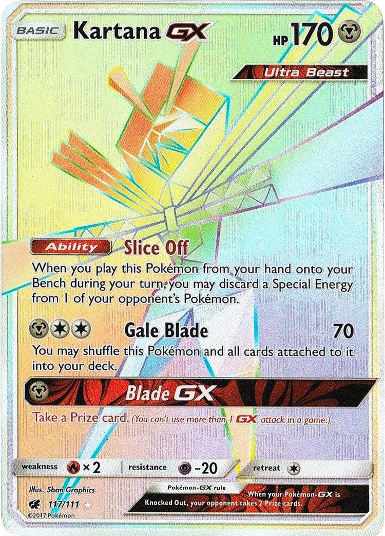 Image for Kartana GX (Secret) (117/111) [SM - Crimson Invasion] - Pokemon