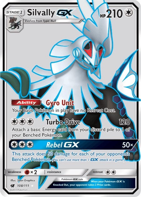 Image for Silvally GX (Full Art) (108/111) [SM - Crimson Invasion] - Pokemon
