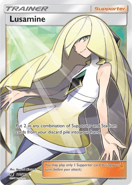 Image for Lusamine (Full Art) (110/111) [SM - Crimson Invasion] - Pokemon