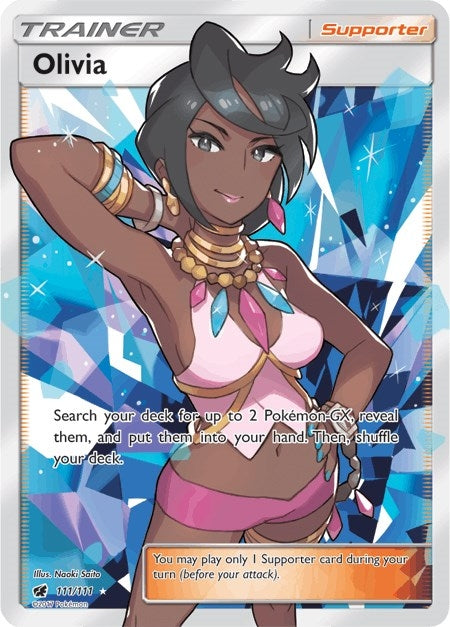 Image for Olivia (Full Art) (111/111) [SM - Crimson Invasion] - Pokemon