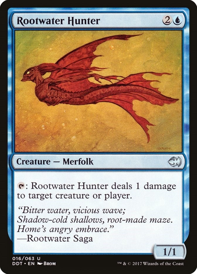 Image for Rootwater Hunter (16) [Merfolk vs. Goblins] - Magic: The Gathering