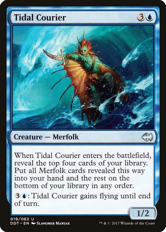 Image for Tidal Courier (19) [Merfolk vs. Goblins] - Magic: The Gathering