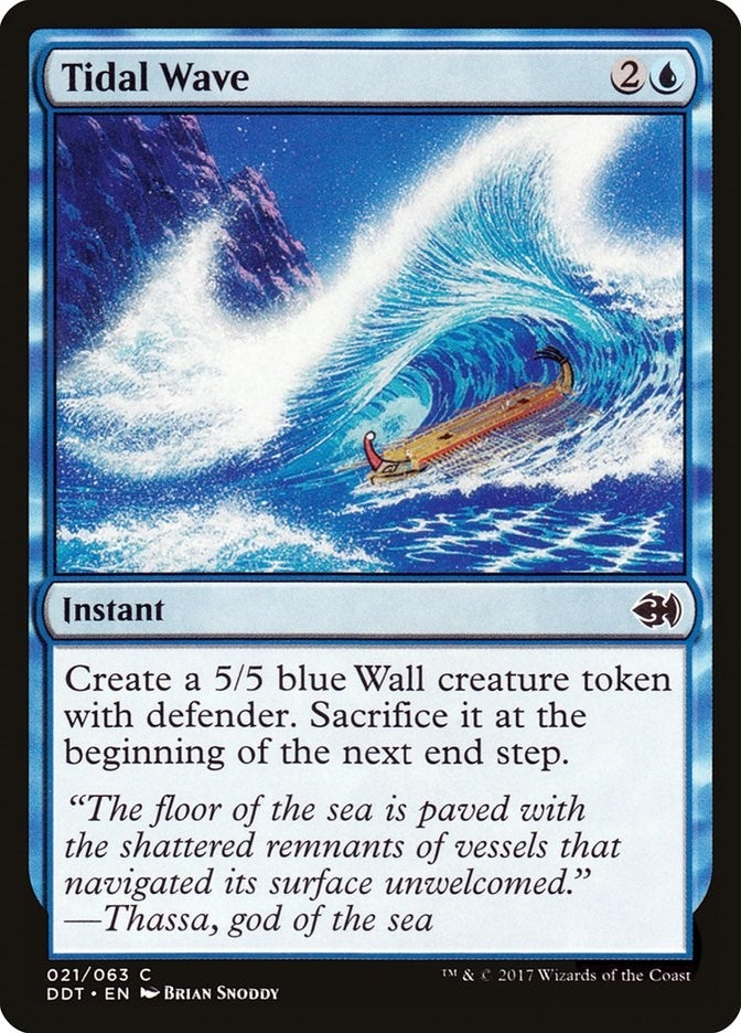Image for Tidal Wave (21) [Merfolk vs. Goblins] - Magic: The Gathering