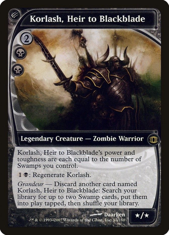 Image for Korlash, Heir to Blackblade (87) [Future Sight] - Magic: The Gathering
